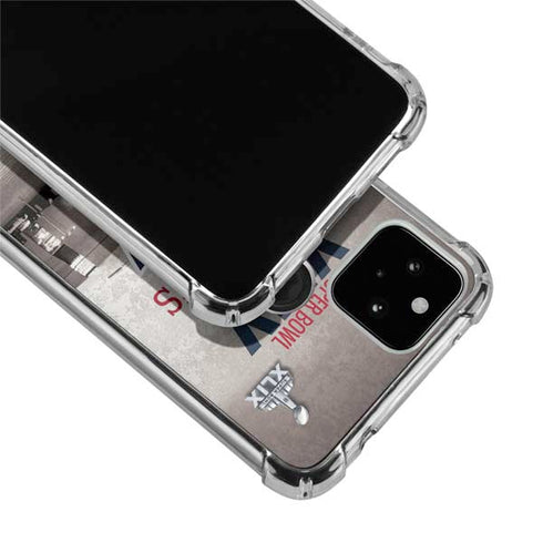 NFL Patriots Super Bowl XLIX Champs Google Pixel 5 Clear Case